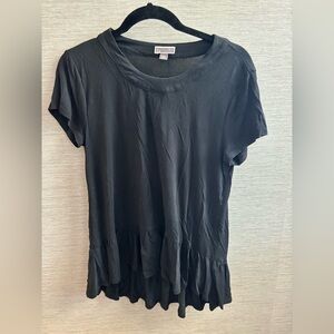 Chelsea28 Black Short Sleeve Top
